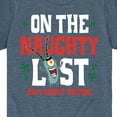 thumbnail image 3 of SpongeBob SquarePants - Plankton Naughty List - Toddler And Youth Short Sleeve Graphic T-Shirt, 3 of 6