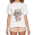 thumbnail image 4 of Elevenparis Womens Disaster Graphic T-Shirt, White, Medium, 4 of 6