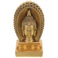 thumbnail image 5 of Golden Resin Buddha Statue Candle Holder for Desktop Decor Tea Light Holder 3.5 x 2.7 x 2.7 Inches, 5 of 5