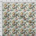 thumbnail image 4 of oneOone Silk Tabby Multicolor Fabric Leaves & Clover Craft Projects Decor Fabric Printed By The Yard 42 Inch Wide, 4 of 5