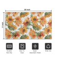 thumbnail image 5 of White Green Stem Sunflower Pattern Door Rugs,Washable Non Slip Door Mats Indoor,Decorative Door Mats,Entry Mat Indoor for Entrance,Bedroom,Kitchen,Bathroom,17"x30", 5 of 6