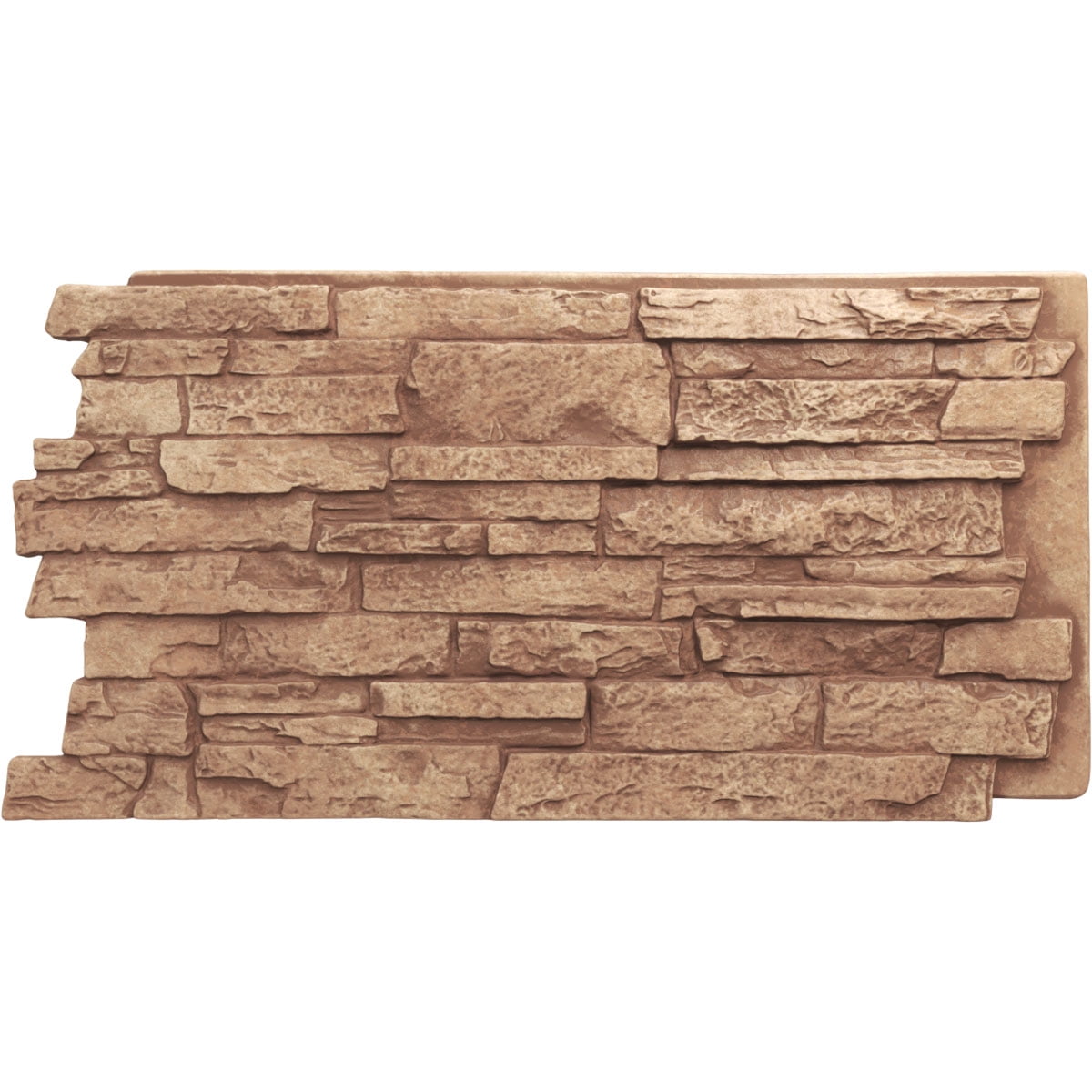 Ekena Millwork 49"W x 25 1/2"H x 1 1/4"D Acadia Ledge Stacked Stone