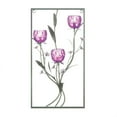 thumbnail image 2 of Gallery Of Light 10018917 Flower Three Candle Wall Sconce, Magenta, 2 of 2