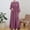 Purple, variant on pstuiky Young Adult Dresses, Women's Fashion Summer Loose Long Sleeve Round Neck Solid Color Ankle-length Dress Formal Dresses Sale