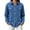 #0348-Blue, variant on Haivin Women's Denim Shirt Long Sleeve Button Down Tops Casual Collared Jean Shirt With Double Chest Pockets