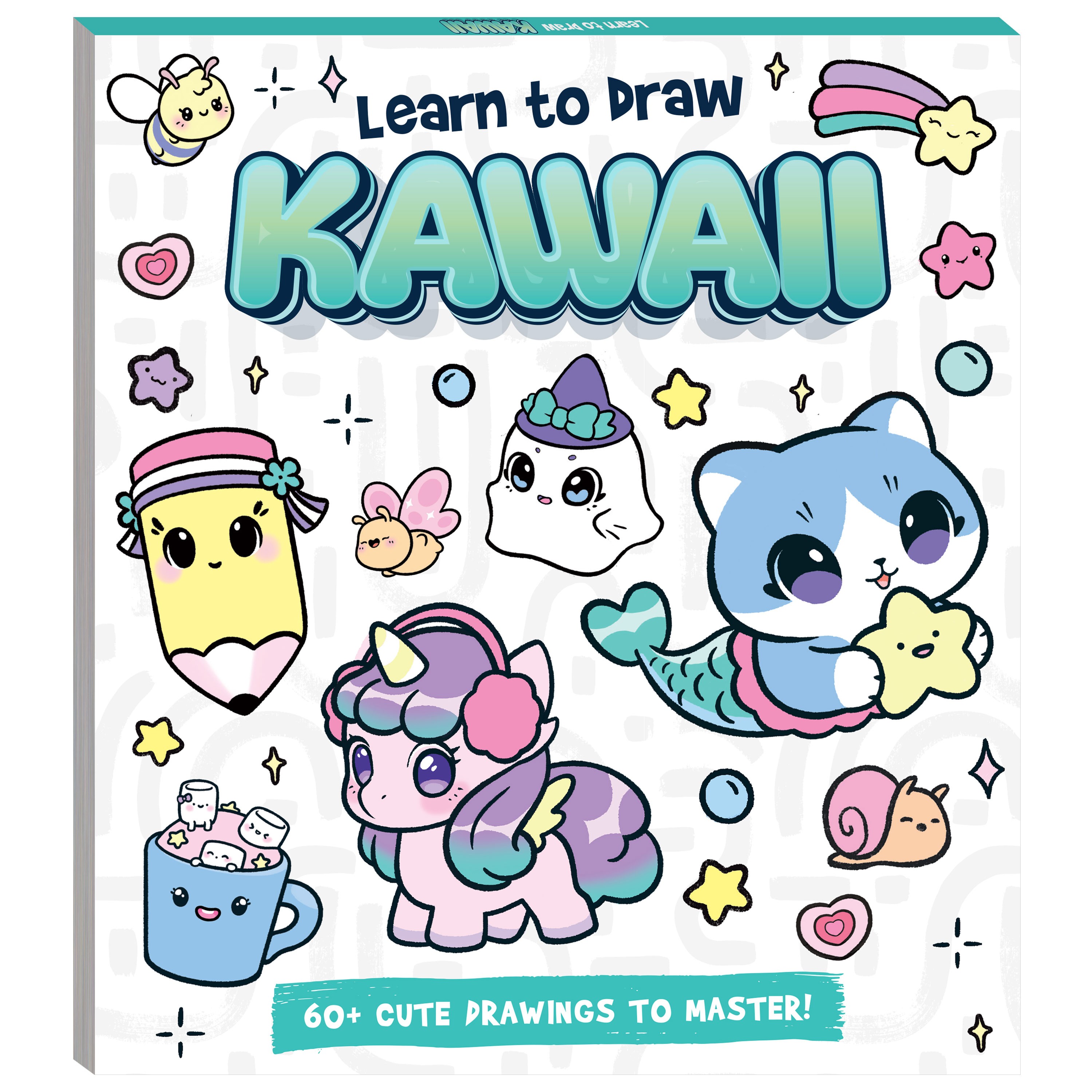 Hinkler Learn to Draw Kawaii Characters Drawing Pad for Ages 8 and Up