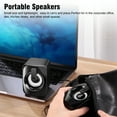 thumbnail image 3 of Computer Speakers for Desktop or Laptop, TSV 2.0 Stereo RGB PC Gaming Speakers with Stereo Surround Bass, 7 Colors LED Lights, USB-Powered 3.5mm Wired Speakers for PC Smartphone Tablet Projector TV, 3 of 9