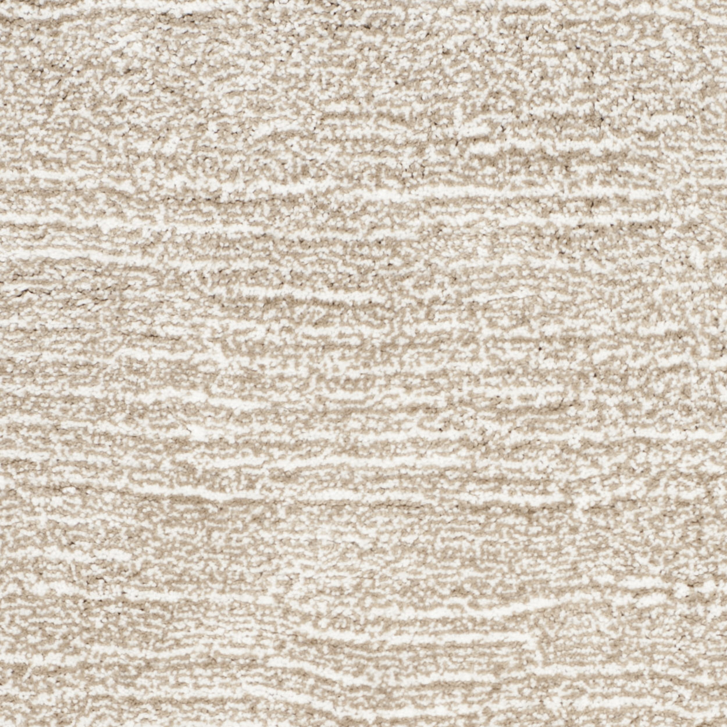 SAFAVIEH Ultimate Atanas Solid Plush Polyester Shag Area Rug, Sand/Ivory, 5' x 8'