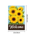 thumbnail image 4 of AMHNF Sunflower Welcome Garden Flag For Home Outdoor Garden Yard Decor 12x18 inch, 4 of 5