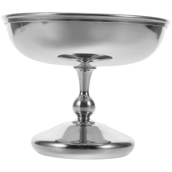 Hemoton  Waffle Cone Bowls Serve Stainless Steel Dessert Cup
