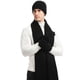 thumbnail image 5 of Gorro de invierno para mujer, gorro cálido, bufanda larga, guantes con pantalla táctil, gorros de calavera, bufandas para el cuello, para mujeres y hombres, 5 of 7