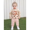 thumbnail image 3 of Baby Boy Girl Halloween Oversized Knit Sweater Letter Pumpkin Chunky Long Sleeve Pullover Sweater Shirts Warm Fall Winter Tops Clothes, 3 of 8