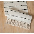 thumbnail image 4 of Boho Table Runner 72 Inchs Long for Modern Farmhouse Room Home Decor, Green and Beige Coffee Table Runner, Natural Cotton Woven with Tassels Neutral, for Kitchen Dining Table Decor, 4 of 6