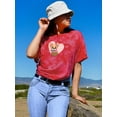 thumbnail image 2 of Cute Corgi In A Basket Tie Dye Crystal Women -Image by Shutterstock, Female Large, 2 of 4