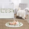 thumbnail image 3 of Sweet Jojo Designs Watercolor Magnolia Green and Ivory Baby Play Mat, 3 of 4