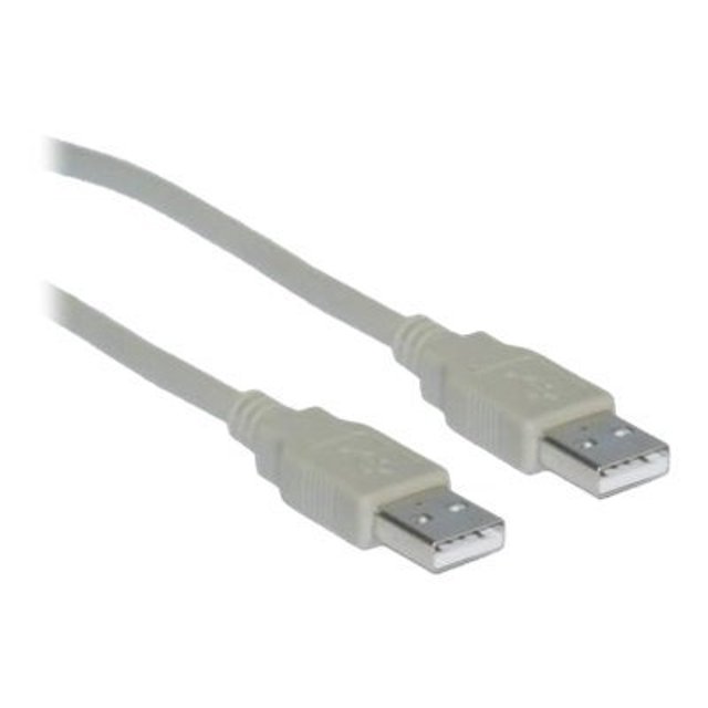CableWholesale.com - USB cable - USB (M) to USB (M) - USB 2.0 - 10 ft - molded - beige