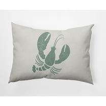 Simply Daisy 14" x 20" Lobster Nautical Indoor/Outdoor Throw Pillow