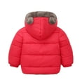 thumbnail image 5 of Gyujnb Winter Thermal Snowsuit for Toddlers Girls Insulated Padded Overalls with Jacket Warm Cozy Outfit for Baby Cold Weather Play,Size:2-3 Years, 5 of 9