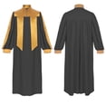 thumbnail image 2 of JOANKDMI Unisex Adult Classic Choir Judge Minister Costume Long Gown Robe with Contrasting Stole for Stage Performance Themed Roleplay Event and Roleplay Suit, 2 of 5