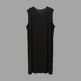 thumbnail image 2 of ZVNAΖH Men's Sleeveless Sleep Shirt Homewear Robes Gown Tank Tops Casual Side Split Nightshirt, 2 of 3
