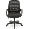 Hodedah Mesh Back Office Chair, Black