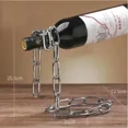 thumbnail image 4 of 1pc Magic Hanging Chain Rack A Bottle of Display Stand Kitchen Dining Room Cellar Bar Decoration Home Decoration GD, 4 of 6