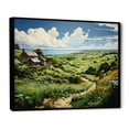 thumbnail image 2 of Designart "Isle This Ireland Emerald wall decor III" Ireland Floater Framed Wall Art Living Room, 2 of 7