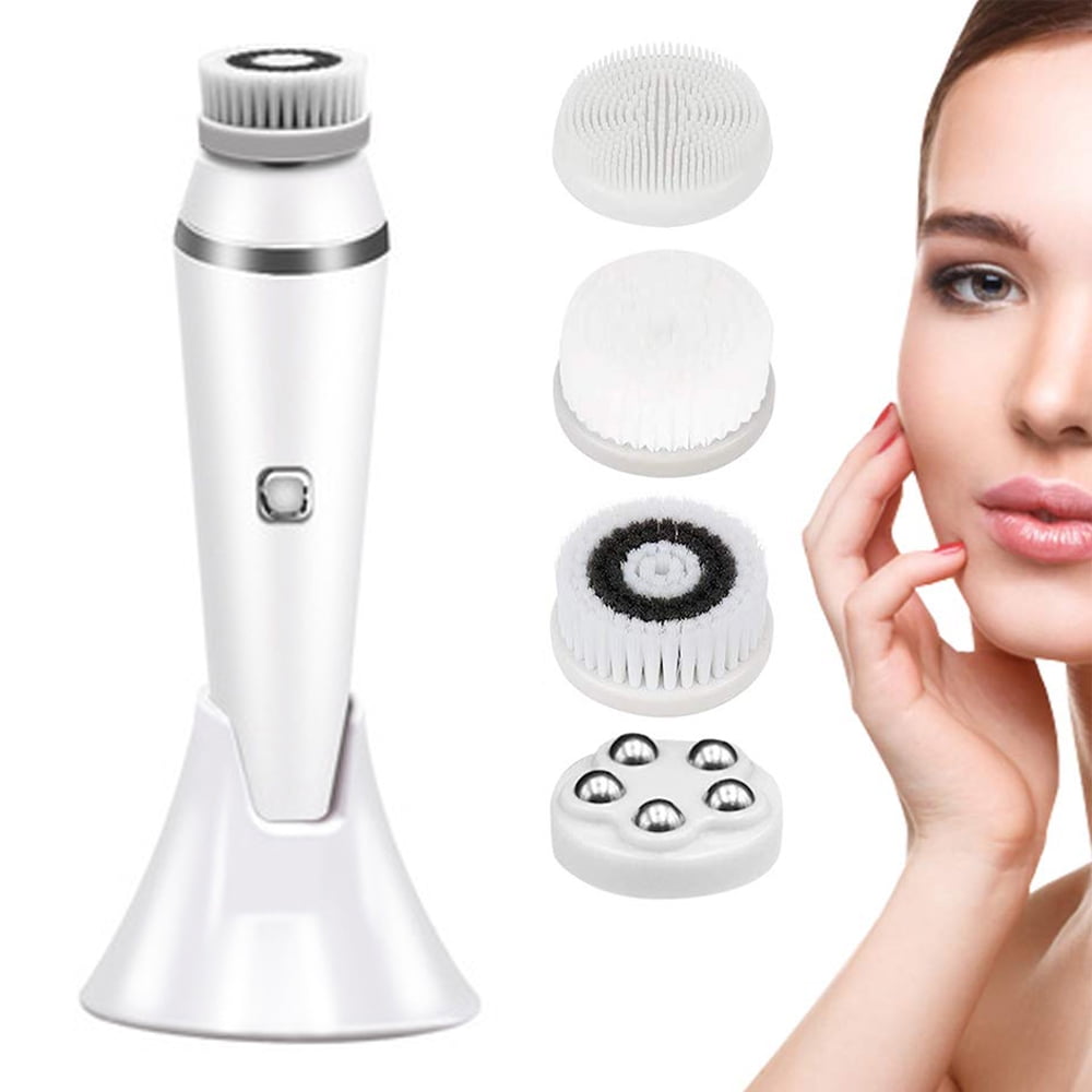 Rechargeable Facial Cleansing Brush, Waterproof Facial Cleanser Brush