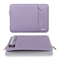 thumbnail image 2 of MOSISO Laptop Sleeve Bag 13-13.3 Inch for MacBook Pro, MacBook Air Water Repellent Polyester Notebook Protective Case Cover with Pocket,Light Purple, 2 of 7