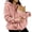 Light Pink, variant on NIEWTR Women Fleece Zip up Hoodie 2 in 1 Baby Wearing Jacket Maternity Winter Coat Thicken Kangaroo Sweatshirt Baby Wearing Outerwear Coat