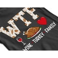 thumbnail image 4 of Wine Turkey Family Thanksgiving Dinner Funny Unisex Men's T-shirt For Men, M, Black, 4 of 6
