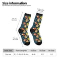 thumbnail image 2 of Balery Blue Floral Calcetas Largas con Estampado para Hombre y Mujer – Suaves y Transpirables, Talla Única (US 5-11), 2 of 6