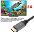 thumbnail image 3 of Cable de conexión de proyección de vídeo y audio de línea HDMI 8K Digital 60Hz de 6,6 pies para TV y ordenador, 3 of 8