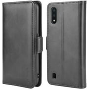 La Farah Case for Samsung Galaxy A01 Case, Leather Flip Case Wallet Case with Kickstand Function and Card Holders