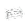 thumbnail image 5 of Riverbay Furniture Banc de Rangement en Fini Naturel Lavé, 5 of 5