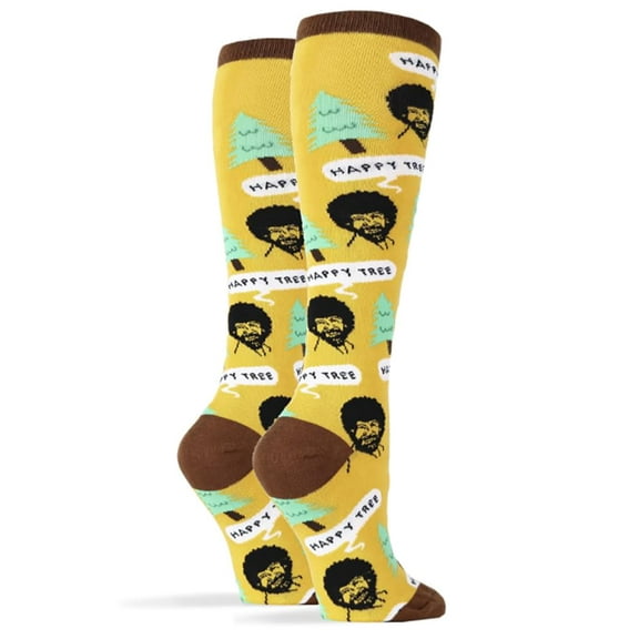 Bob Ross Happy Tree Women's Knee High Socks