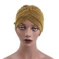 thumbnail image 2 of Visland Women Turban Knot Head wrap Beanie Pre-Tied Bonnet Chemo Cap Hair Loss Hat, 2 of 6