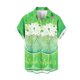 thumbnail image 3 of Camisas casuales Camisa de playa con trébol verde de la suerte Blusas hawaianas de moda para hombres Ropa personalizada de talla grande Camisetas de manga corta para hombre, 3 of 5