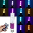 thumbnail image 2 of E27 AC85-265V 3W LED RGB Crystal Light Bulb Party Atmosphere Lamp with Remote Control(Purple), 2 of 5