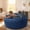 Blue, variant on Skandiquip 3.5ft Bean Bag Chair for Adults & Kids, Memory Foam Filled, Washable Suede Fabric, Sturdy Zipper for Home, Den, Dorm,