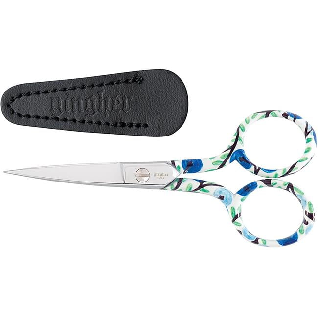 Gingher 4" Designer Embroidery Scissors Juniper