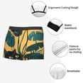 thumbnail image 3 of Gukieu Cat Hiding In Potted Plants Print Men's Boxer Briefs, High Elastic Moisture Wicking Boxer Briefs Underwear-Large, 3 of 5