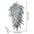 thumbnail image 4 of XFHLMJFF Christmas Wreath Upside Down Silver White Christmas Tree Decorations Pendant Front Door Decoration, 4 of 4