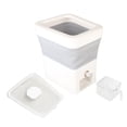 thumbnail image 3 of Dry Rice Dispenser Container, Antiskid 11L Foldable Rice Container Automatic Rice Discharge  For Home White, 3 of 8