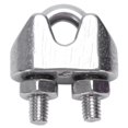 thumbnail image 5 of 2mm 1/16 Inch Stainless Steel Wire Rope Cable Clamp Fastener 12pcs, 5 of 5