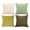 C003- Green, variant on Throw Pillow Covers, Decorative Pillow Covers, Soft Corduroy, Pink Gradient Shades, Square Pillow, Living Room Throw Pillows, Couch Placement, 18X18 In, 4 Set