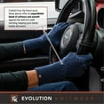 thumbnail image 4 of Wool Mesh Knit Gloves - Made in the USA - Super Soft Merino Wool - Small - Navy Blue, 4 of 7