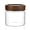 17 fl oz (1 Pack), variant on 3 Pack 50 Fl Oz/1500 Ml Clear Glass Storage Canister With Airtight Wooden Screw On Lid Large Tall Decorative Container Jar Set For Coffee Nut Tea Candy Cookie Cereal Sugar Flour