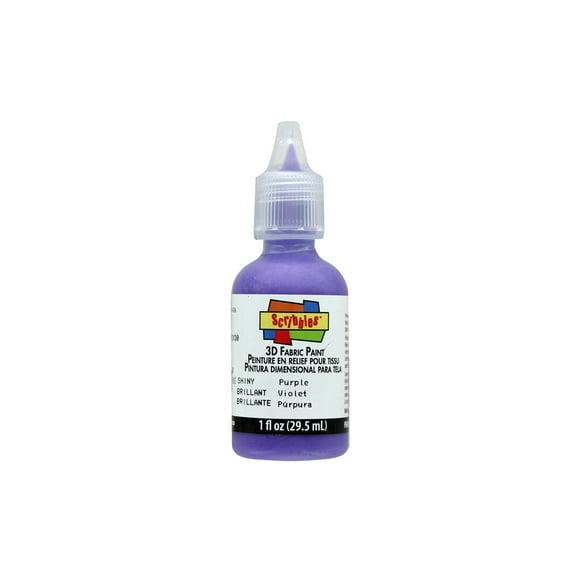 Scribbles Fabric Paint 1oz Shiny Purple