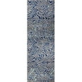 thumbnail image 1 of L Baiet CH244B26 2 x 6 ft. Dita Graphic Area Rug, Blue, 1 of 1